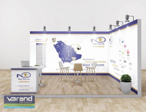 Booth Banner Design Services for Najd Telecom