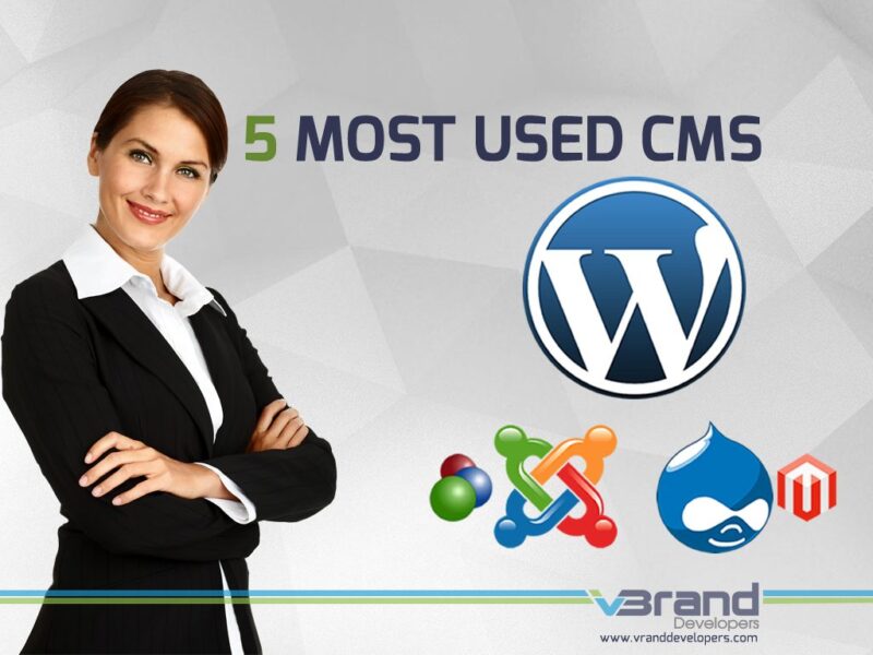 5 Most Used cms V Brand Developers Brand Design, Graphic Design